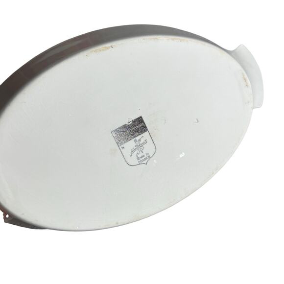 Vintage Louis Lourioux Fire Proof France Casserole Baking Oven Serving Dish Pan - Picture 6 of 7